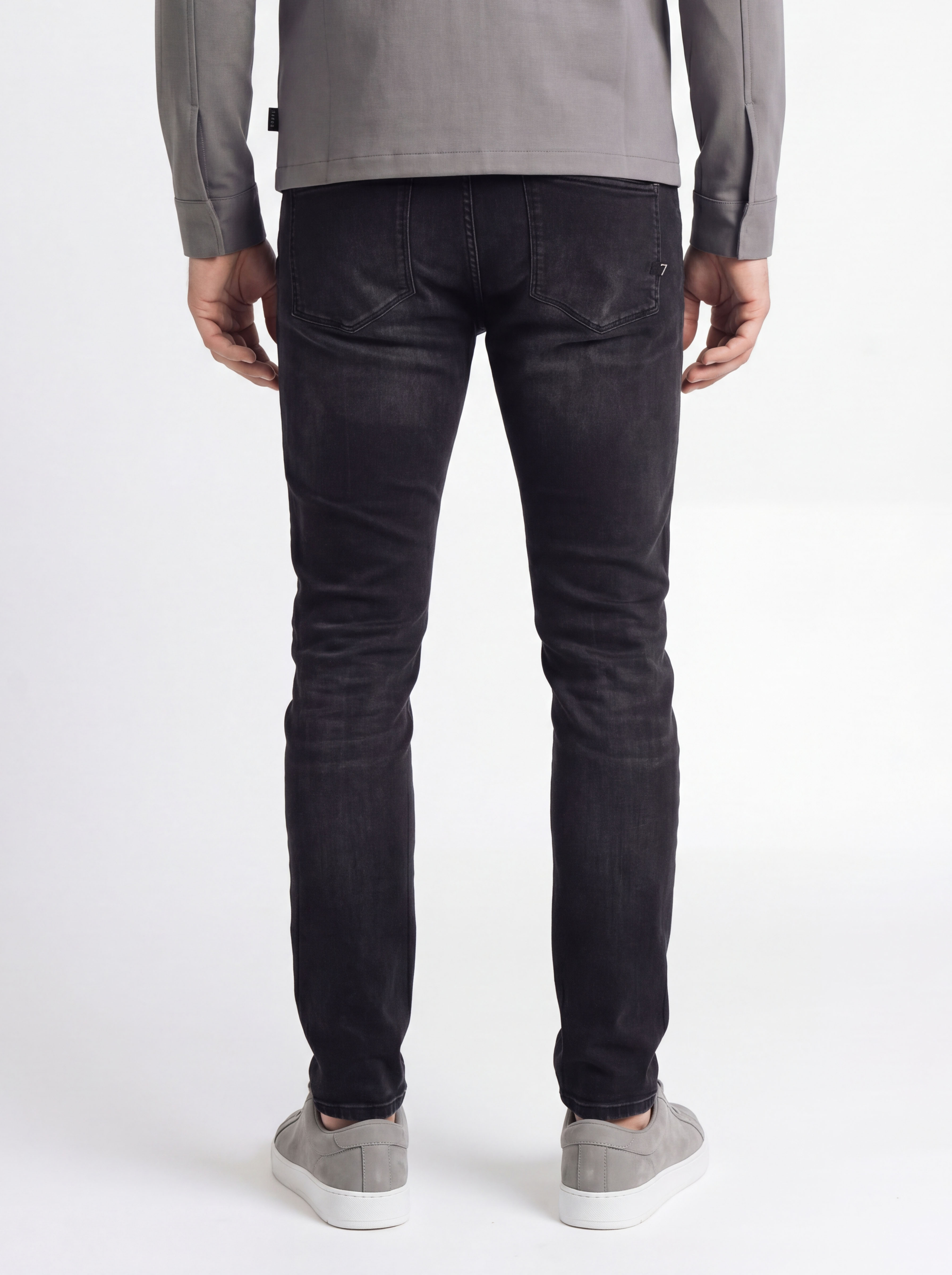 247Jeans Palm Skinny SK78 Dark Grey Denim Used