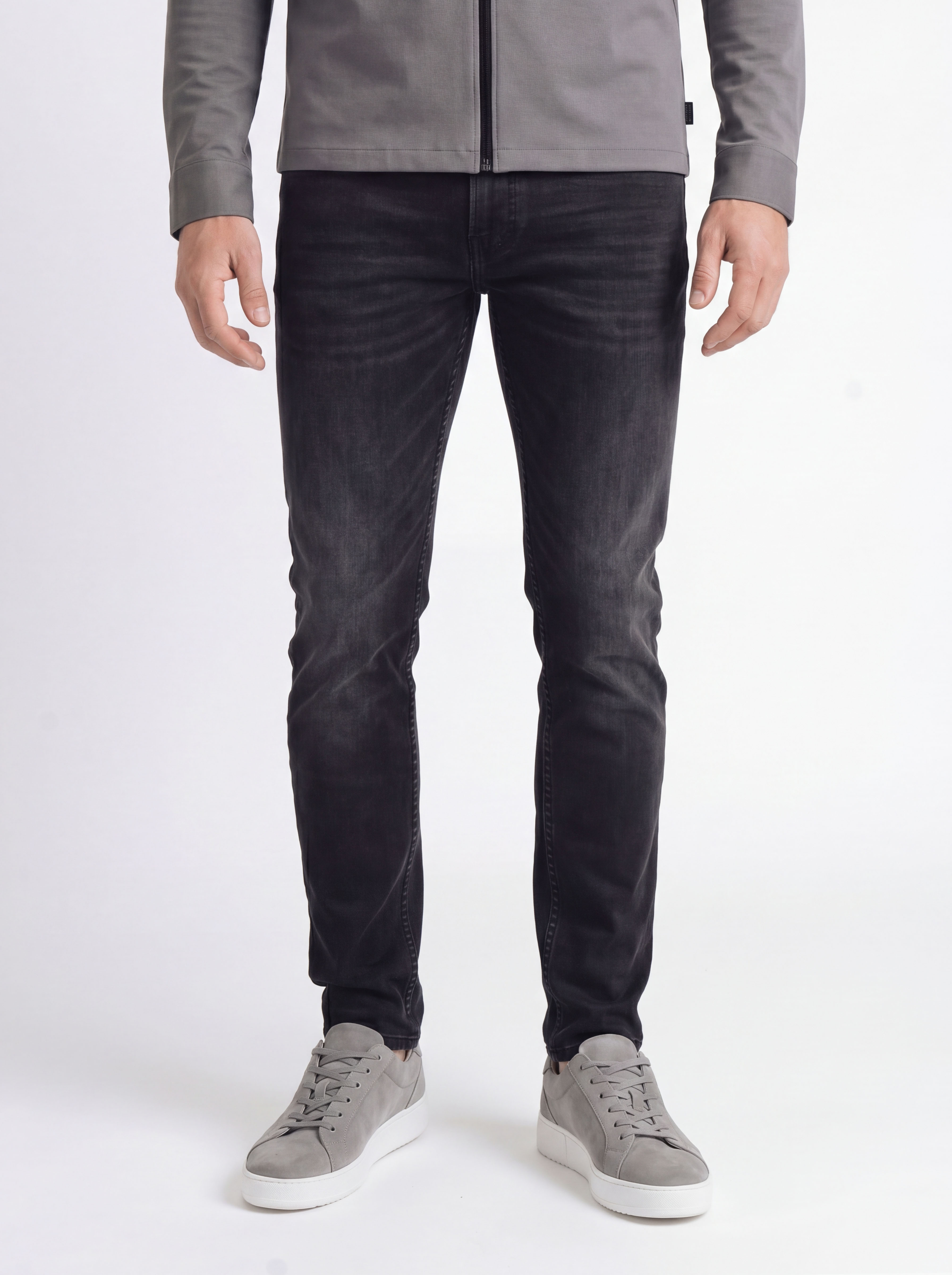 247Jeans Palm Skinny SK78 Dark Grey Denim Used