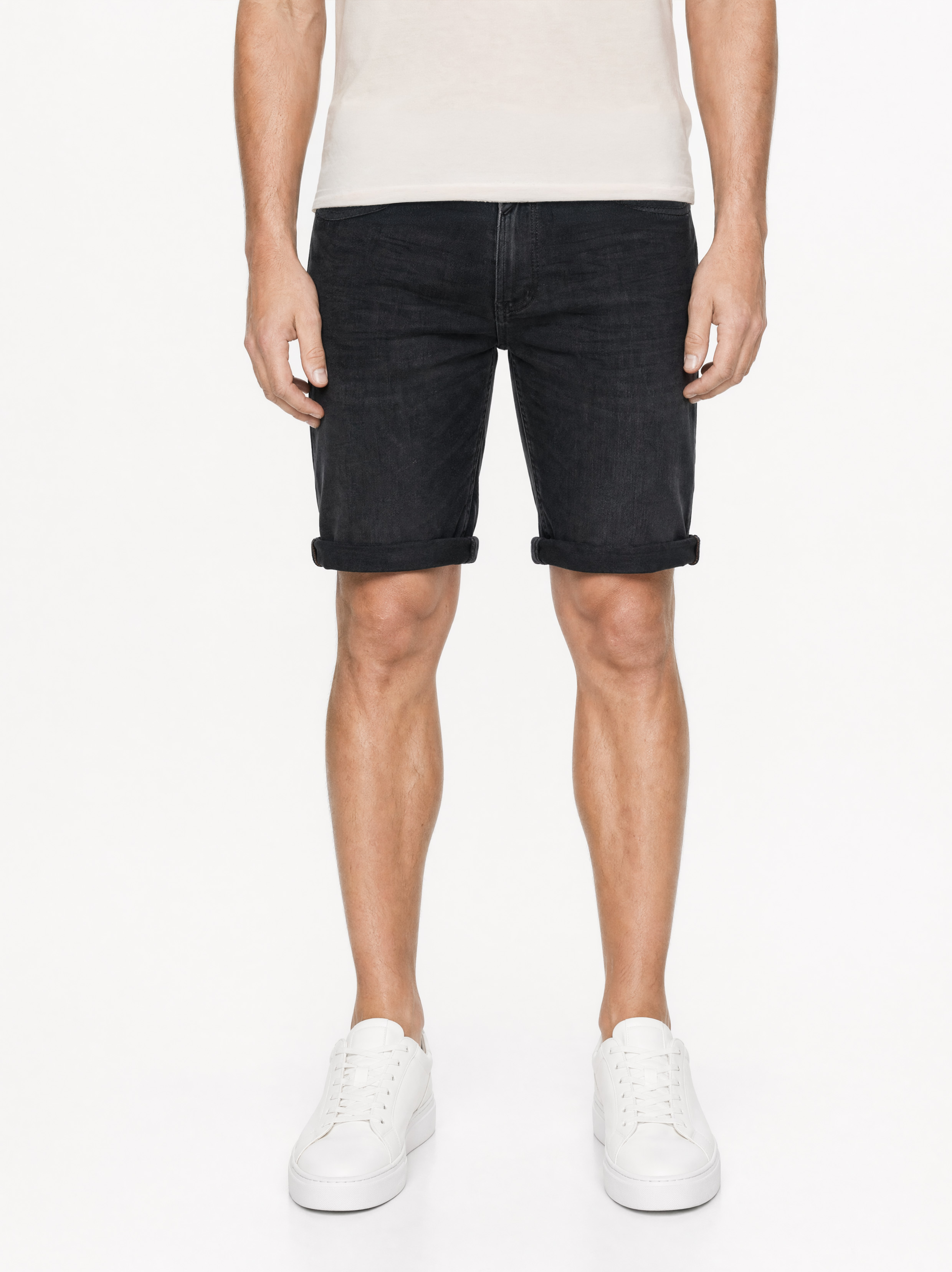 247Jeans Palm Slim Short SH02 Dark Grey Denim Used