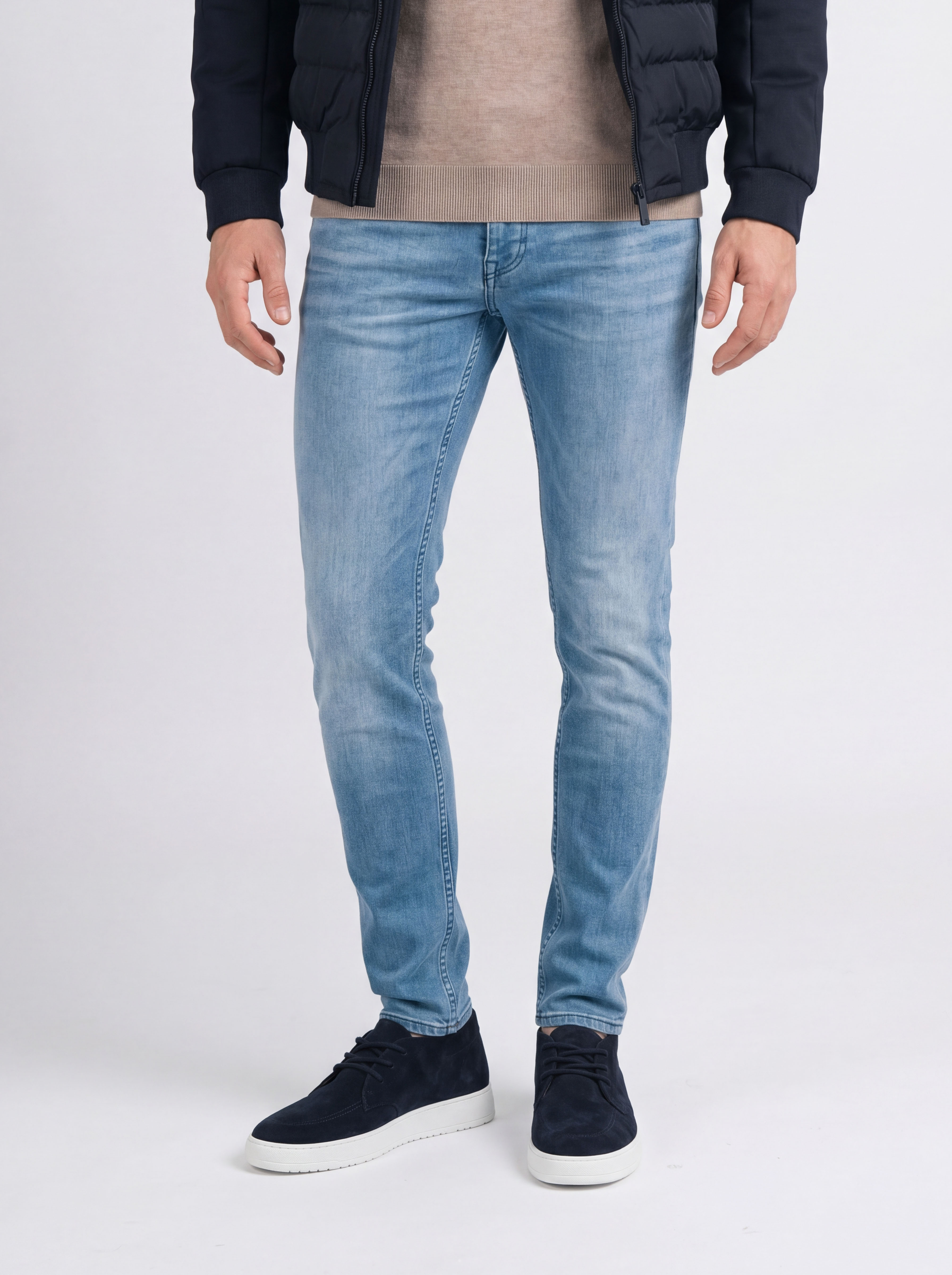 247Jeans Palm Skinny SK75 Bleached Denim Used