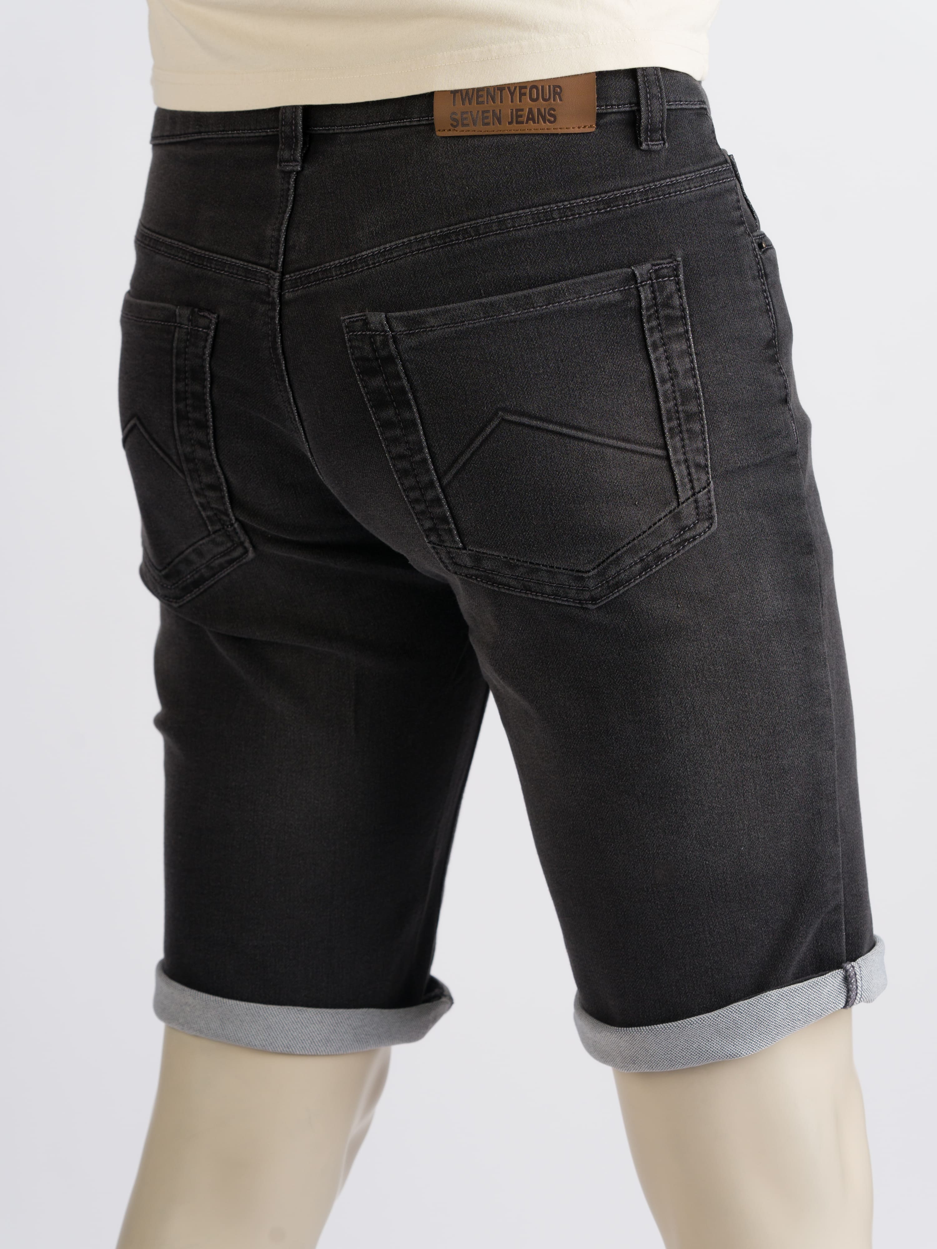 247Jeans Elm Short J04 Dark Grey Denim Used