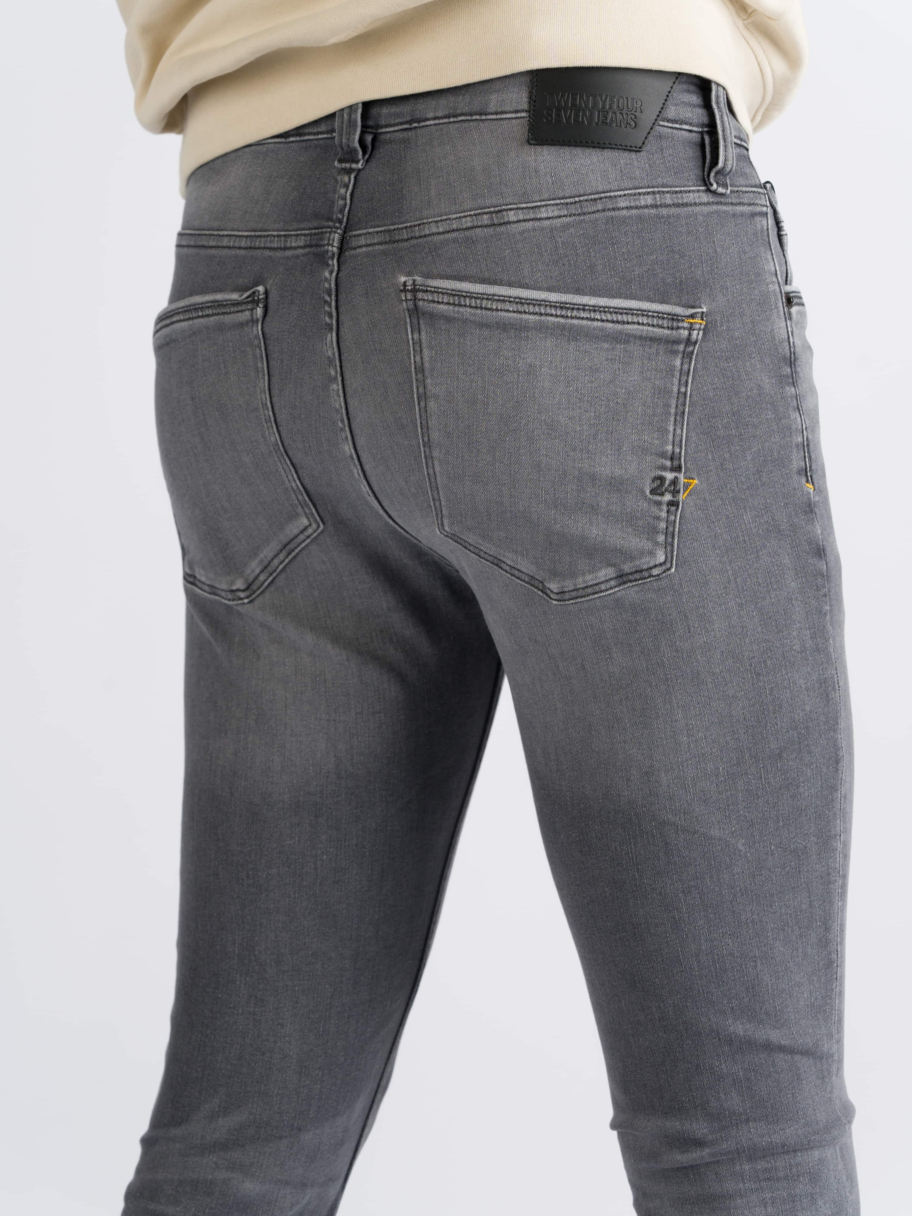 247Jeans Palm Skinny SK77 Medium Grey Denim Used