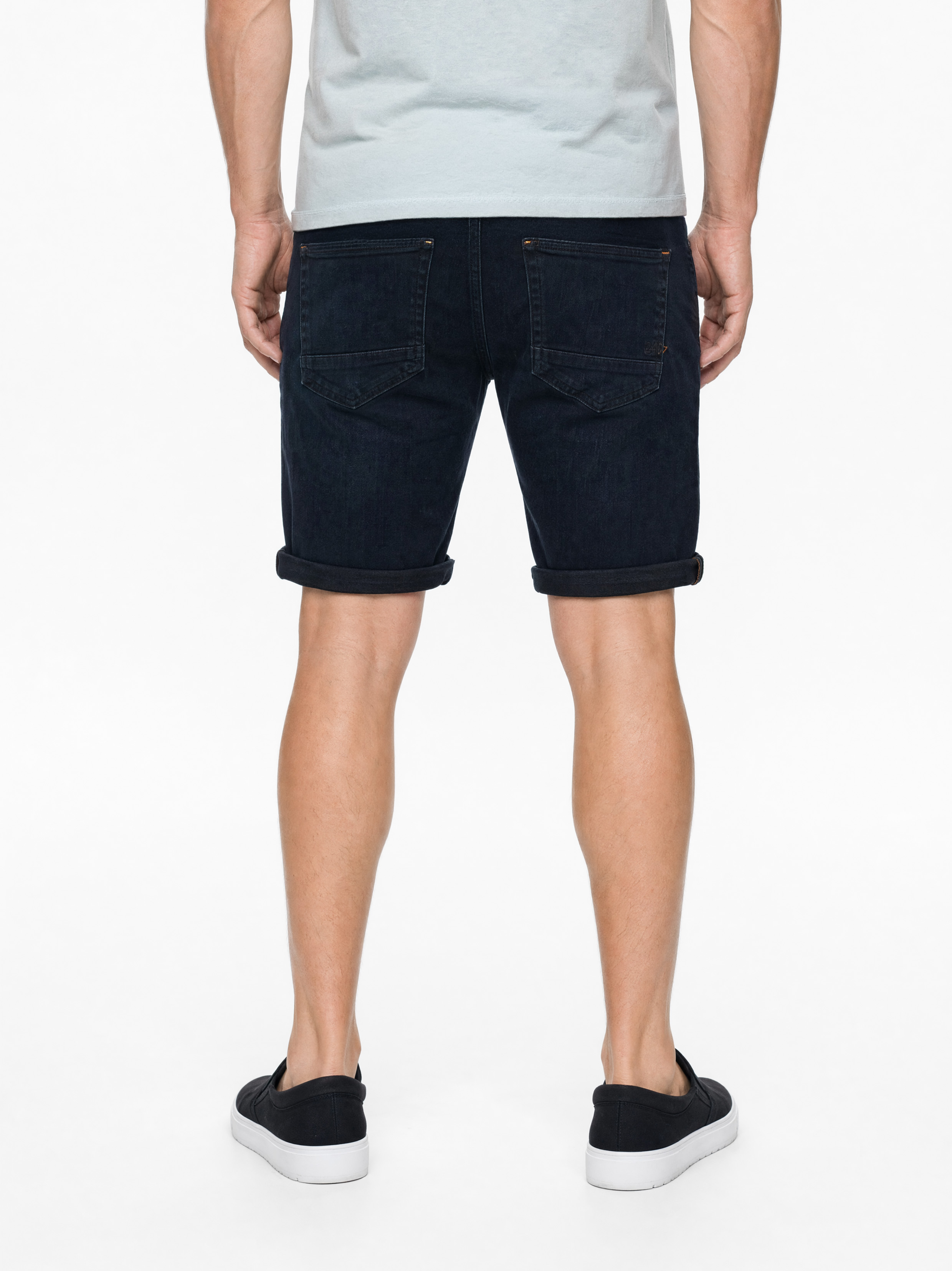 247Jeans Palm Slim Short SH04 Blue Black Denim