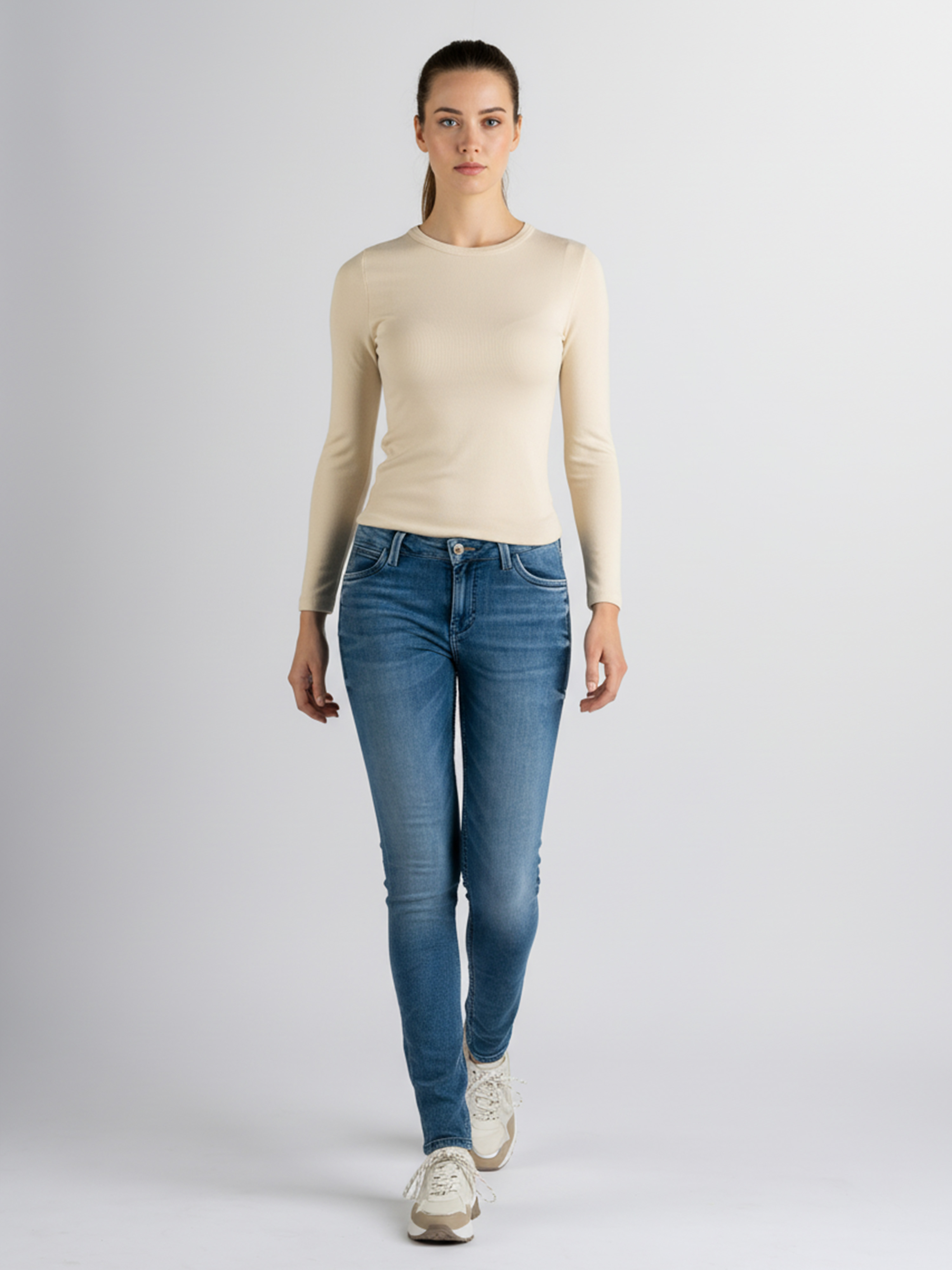 247Jeans Iris Skinny SK82 Medium Blue Denim Used