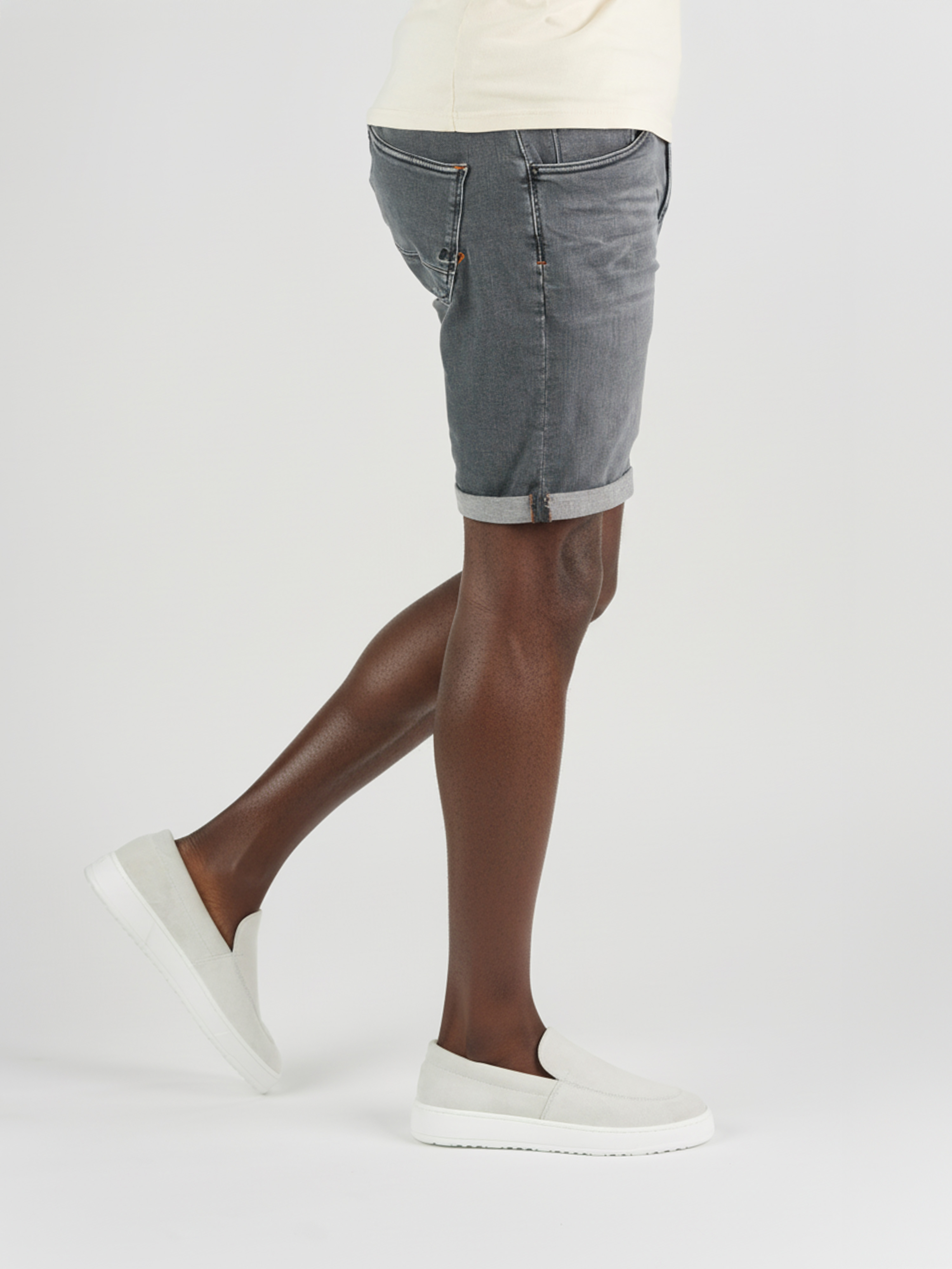 247Jeans Palm Slim Short SH03 Medium Grey Denim Used