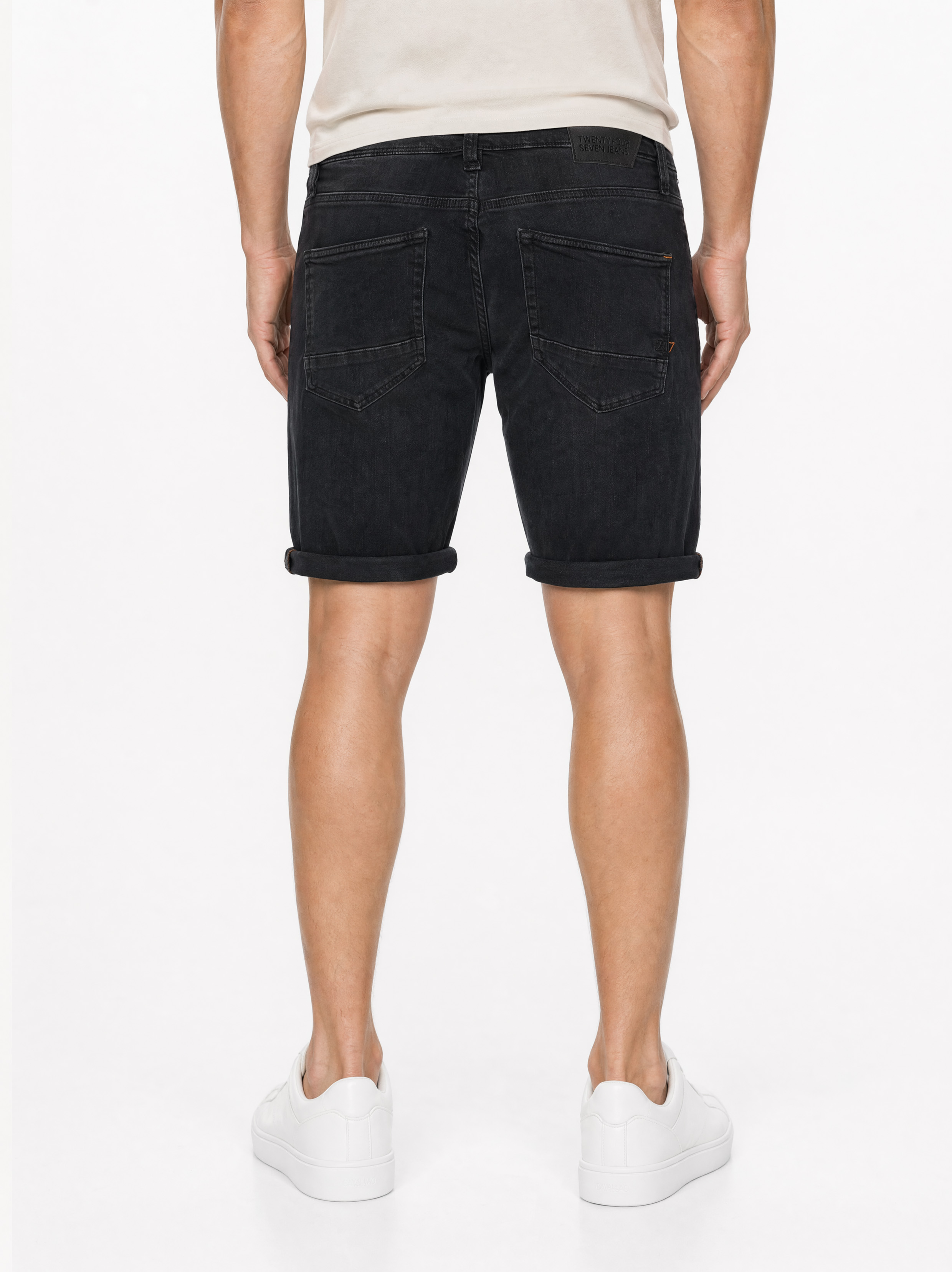 247Jeans Palm Slim Short SH02 Dark Grey Denim Used