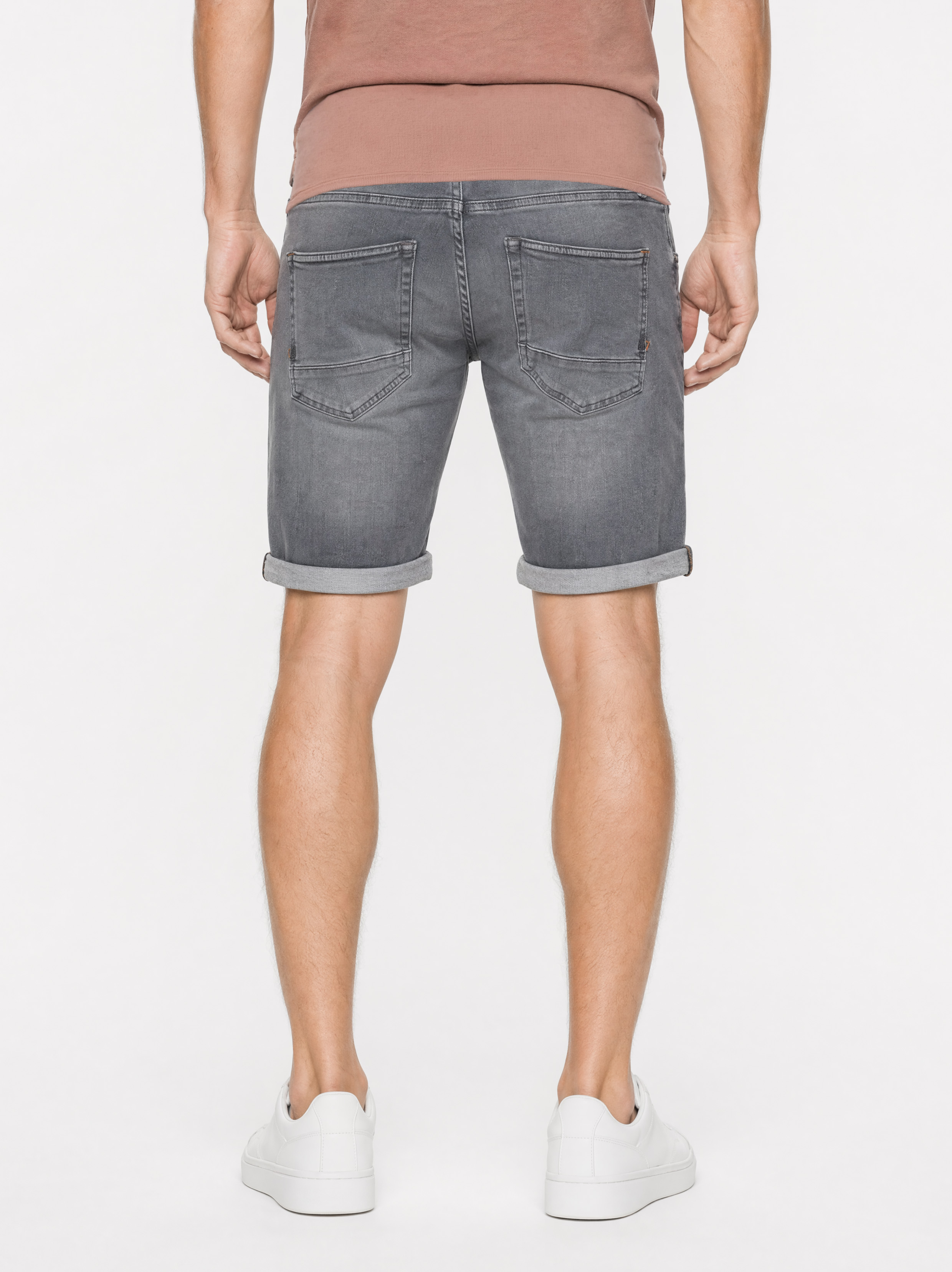 247Jeans Palm Slim Short SH03 Medium Grey Denim Used