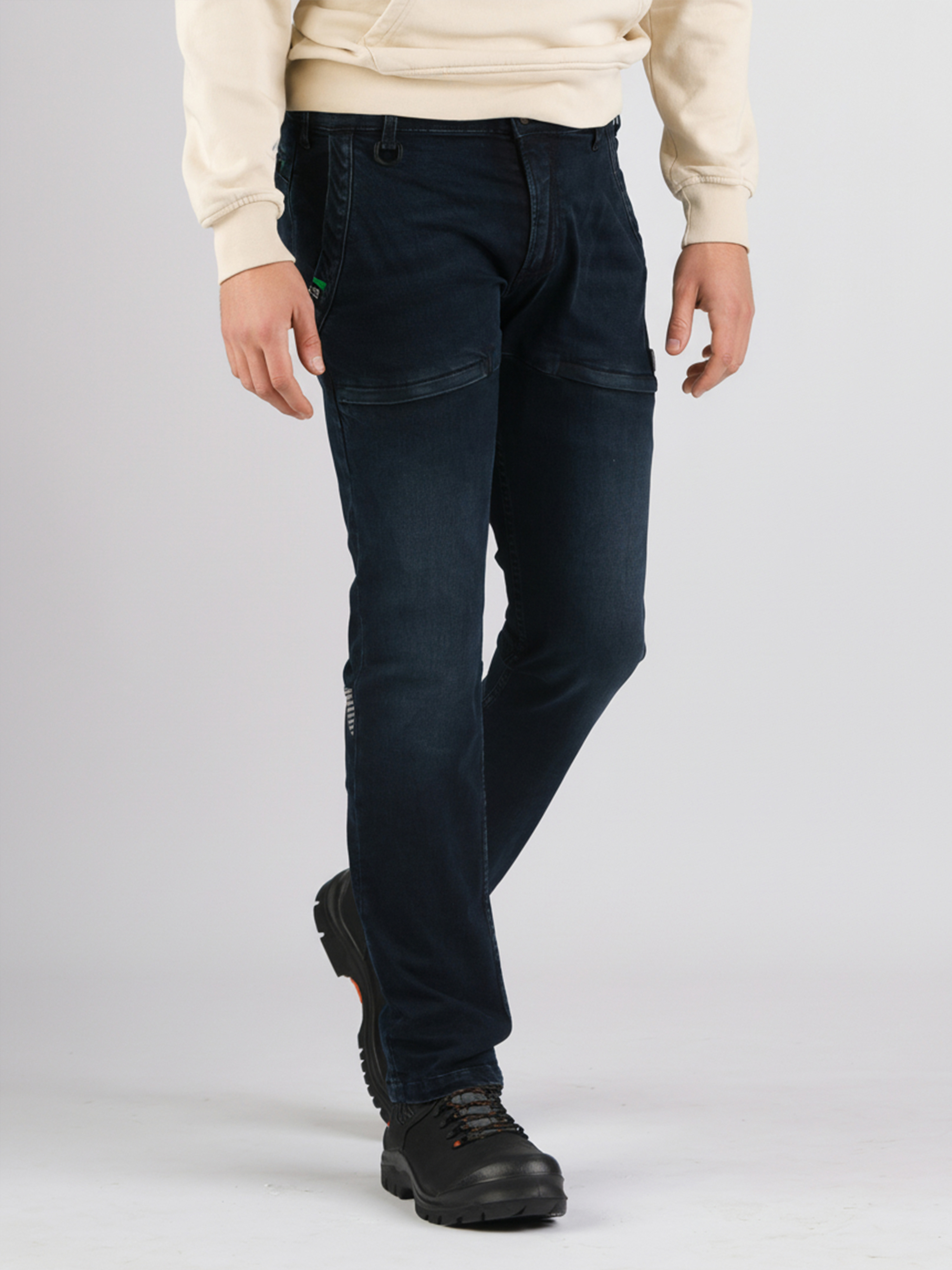 247Jeans Cheetah Workwear W06 Blue Black Denim