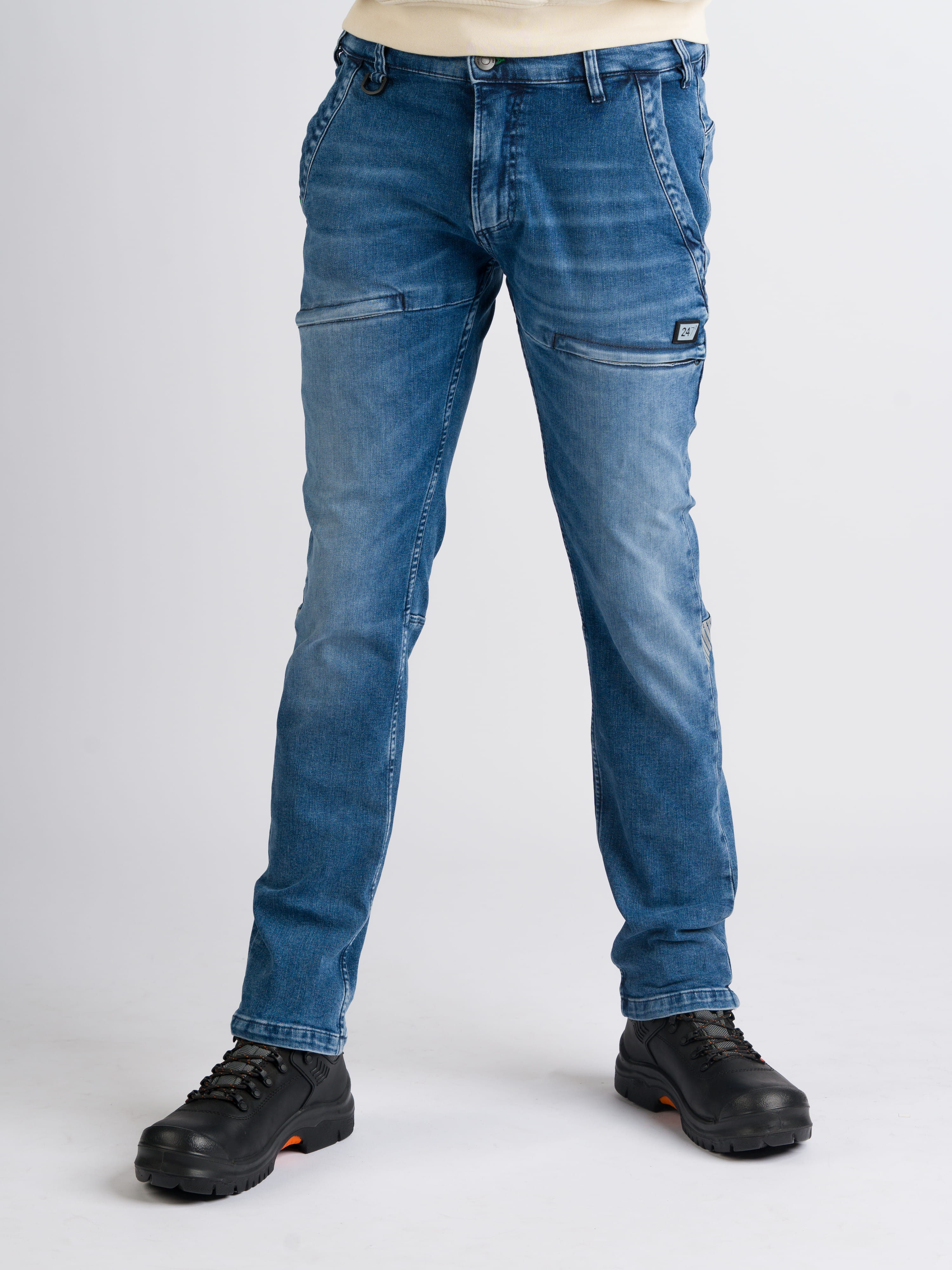 247Jeans Cheetah Workwear W07 Medium Blue Denim Used