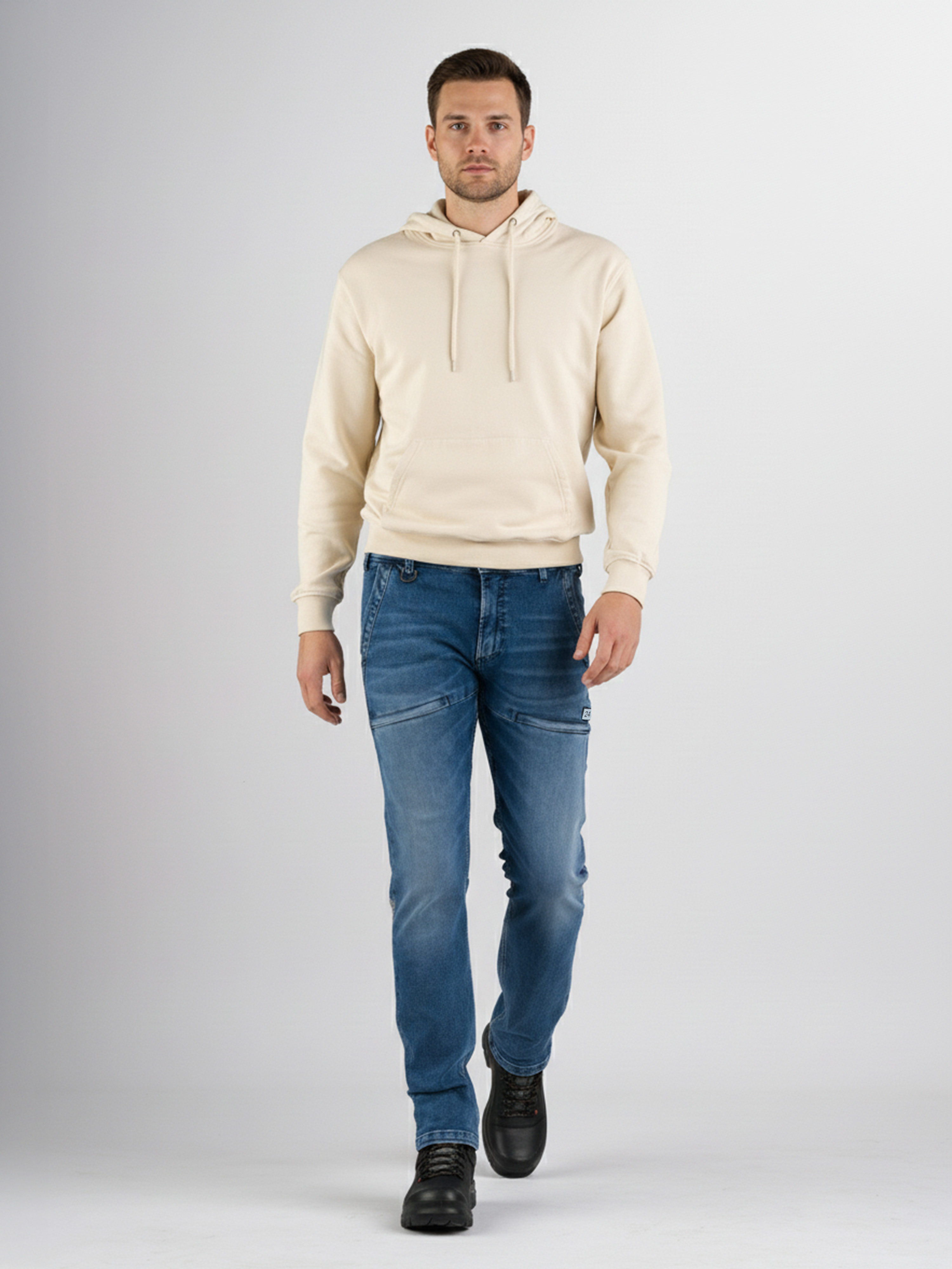 247Jeans Cheetah Workwear W07 Medium Blue Denim Used