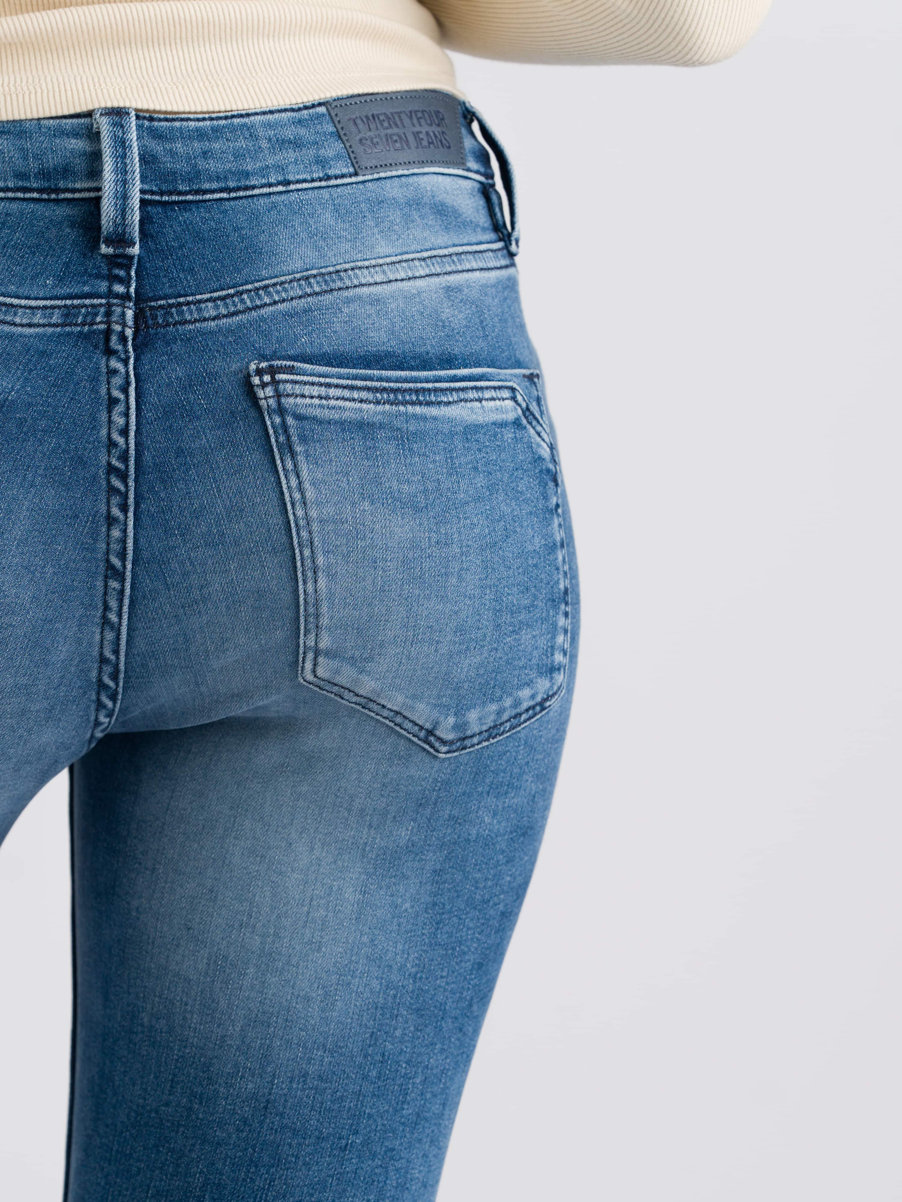 247Jeans Iris Skinny SK82 Medium Blue Denim Used